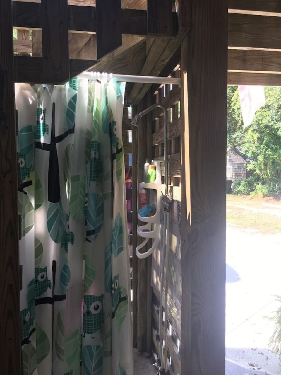 Outside shower