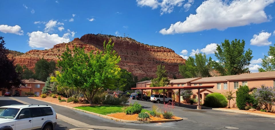 Beautiful views right outside the front door! Covered parking available.