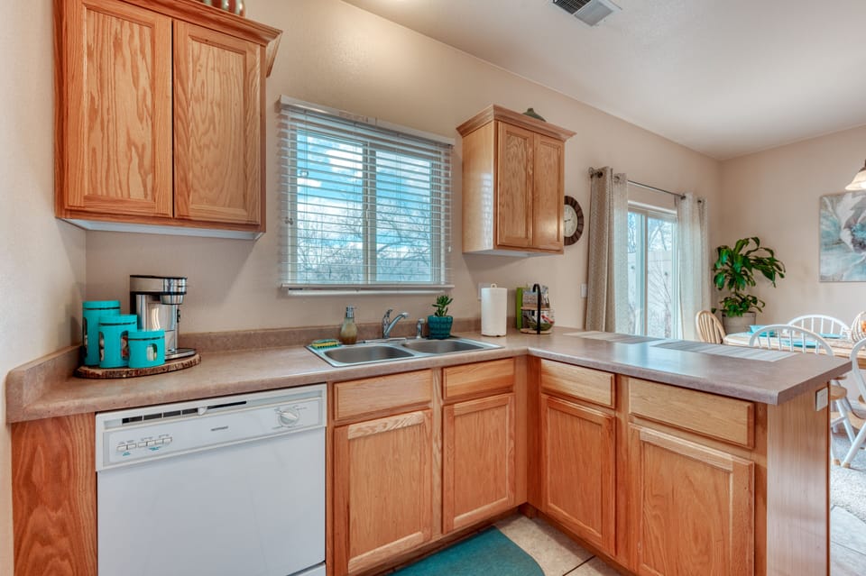 There's plenty of space in this kitchen to make your own custom meals.