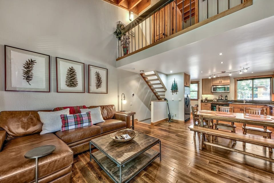 Access to primary bedroom is just above the main living area