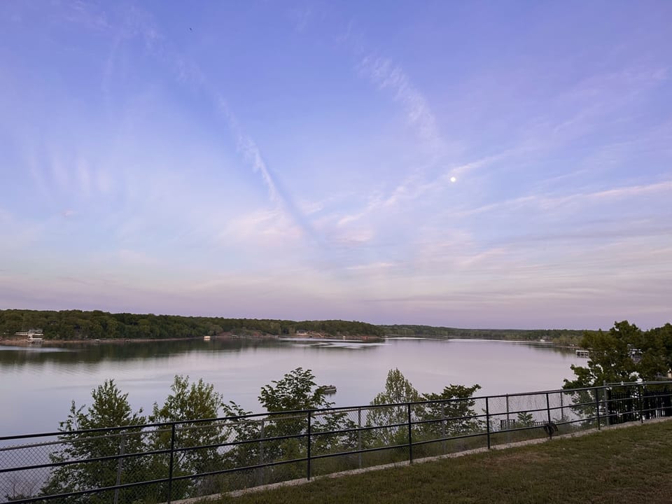Elevated Over the tree tops.