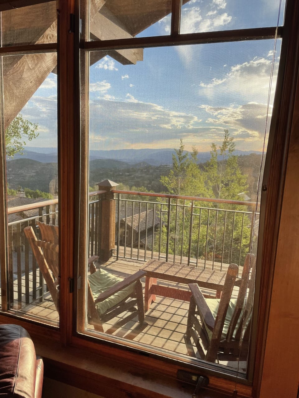Relax on the patio and enjoy the valley views!