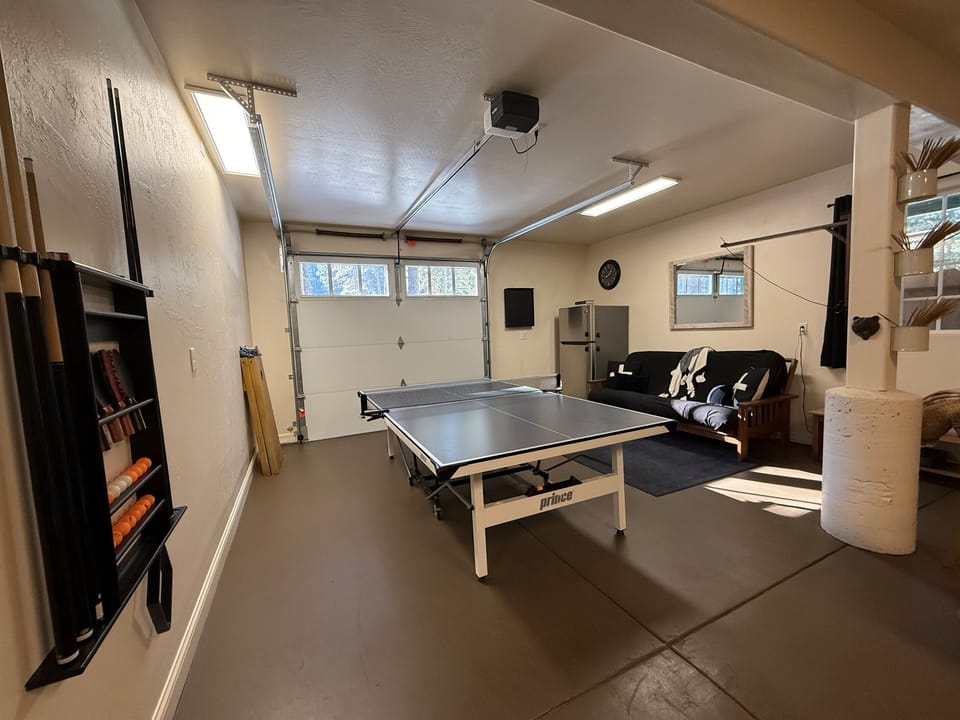Queen size Futon in Gameroom