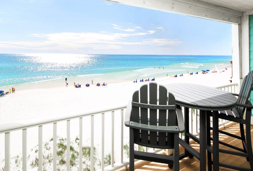 Master Bedroom Balcony Third Level - 
Sanddollar Townhomes Unit 6 Miramar Beach Destin Florida Vacation Beach House Rentals