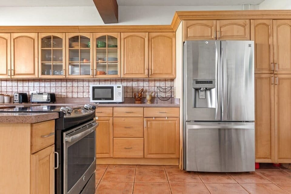 Grand kitchen at Casa Rústica 
