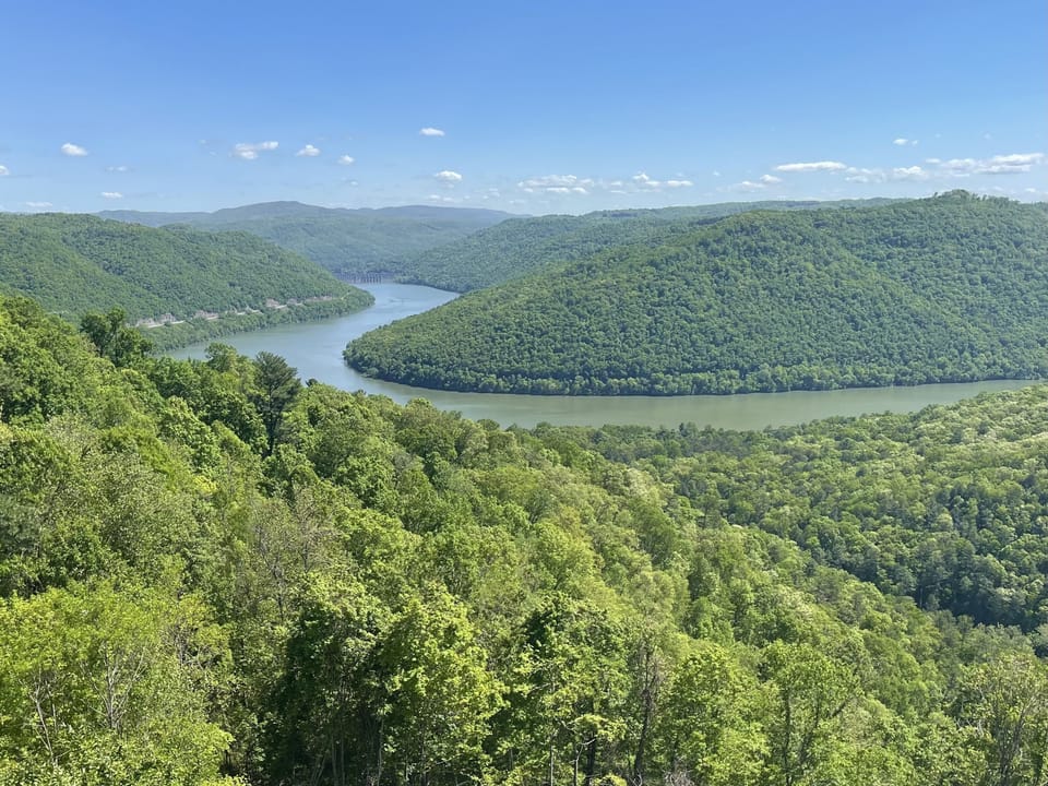 The mighty New River!