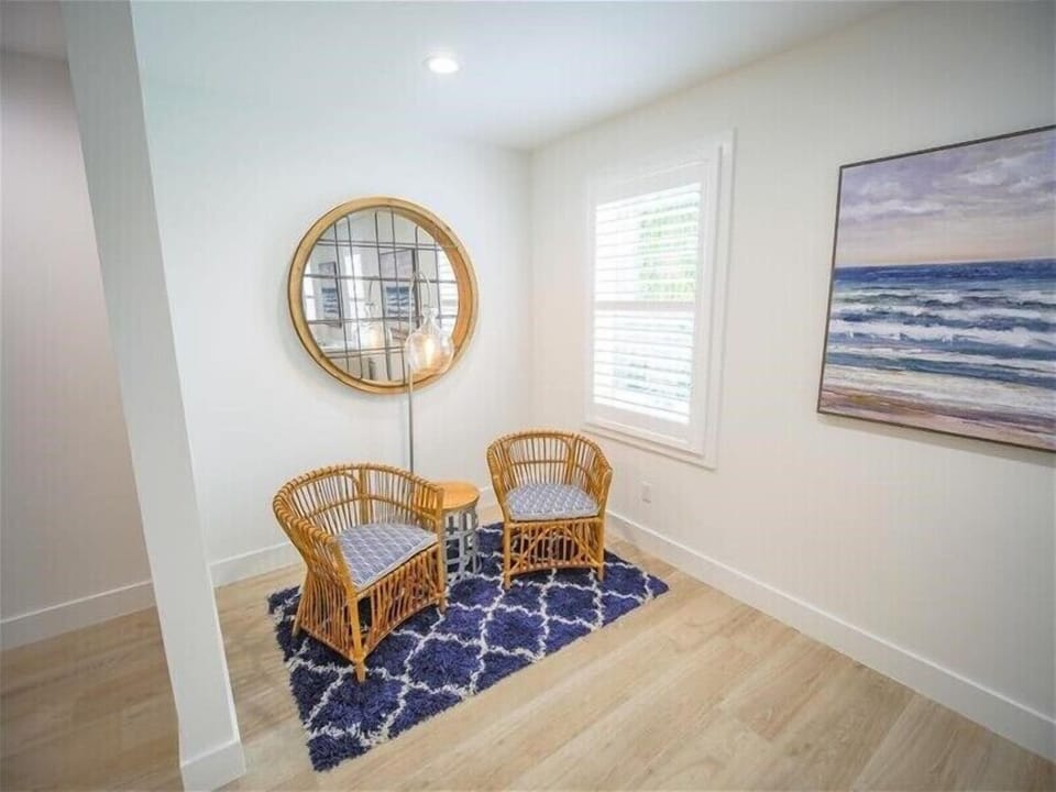 Sitting area to enjoy a book