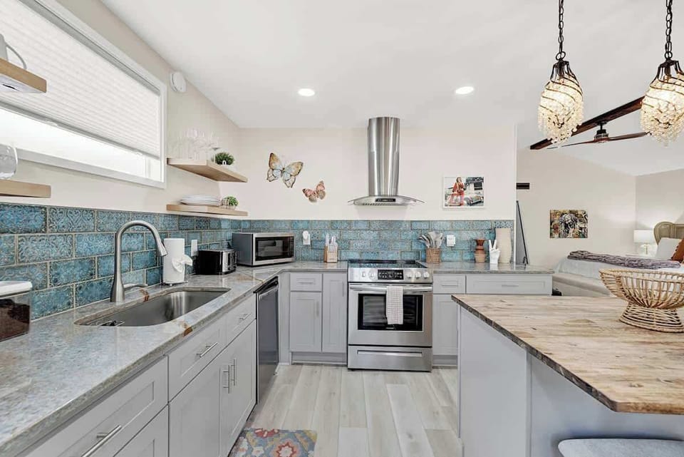 Fully equipped kitchen for your culinary needs.