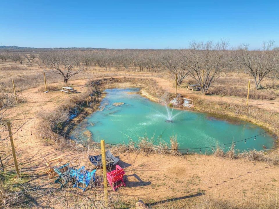 Common Area - Aerial View of Pond and Sitting Area