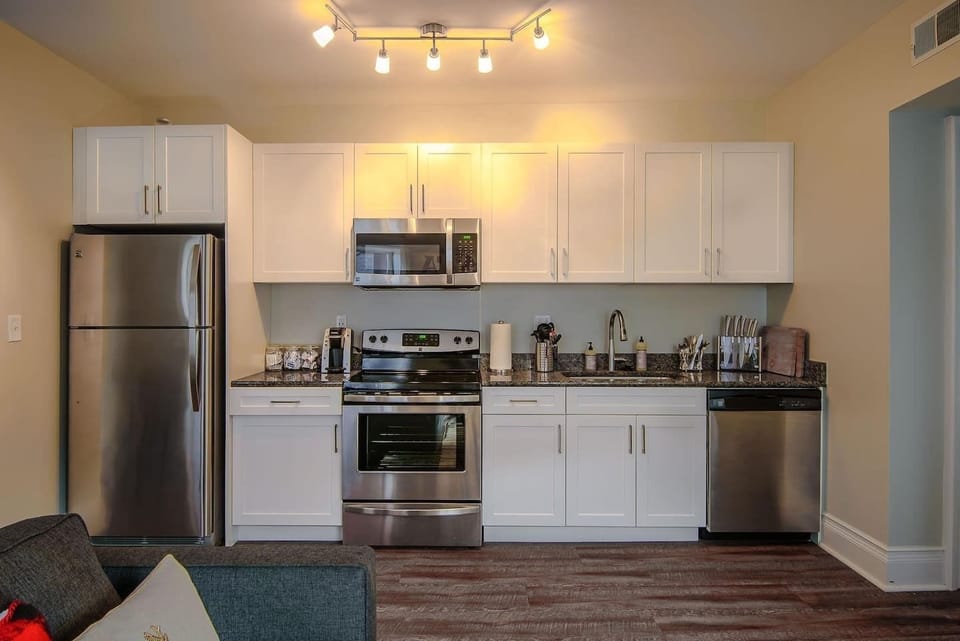 Fully equipped kitchen for your home cooked meals