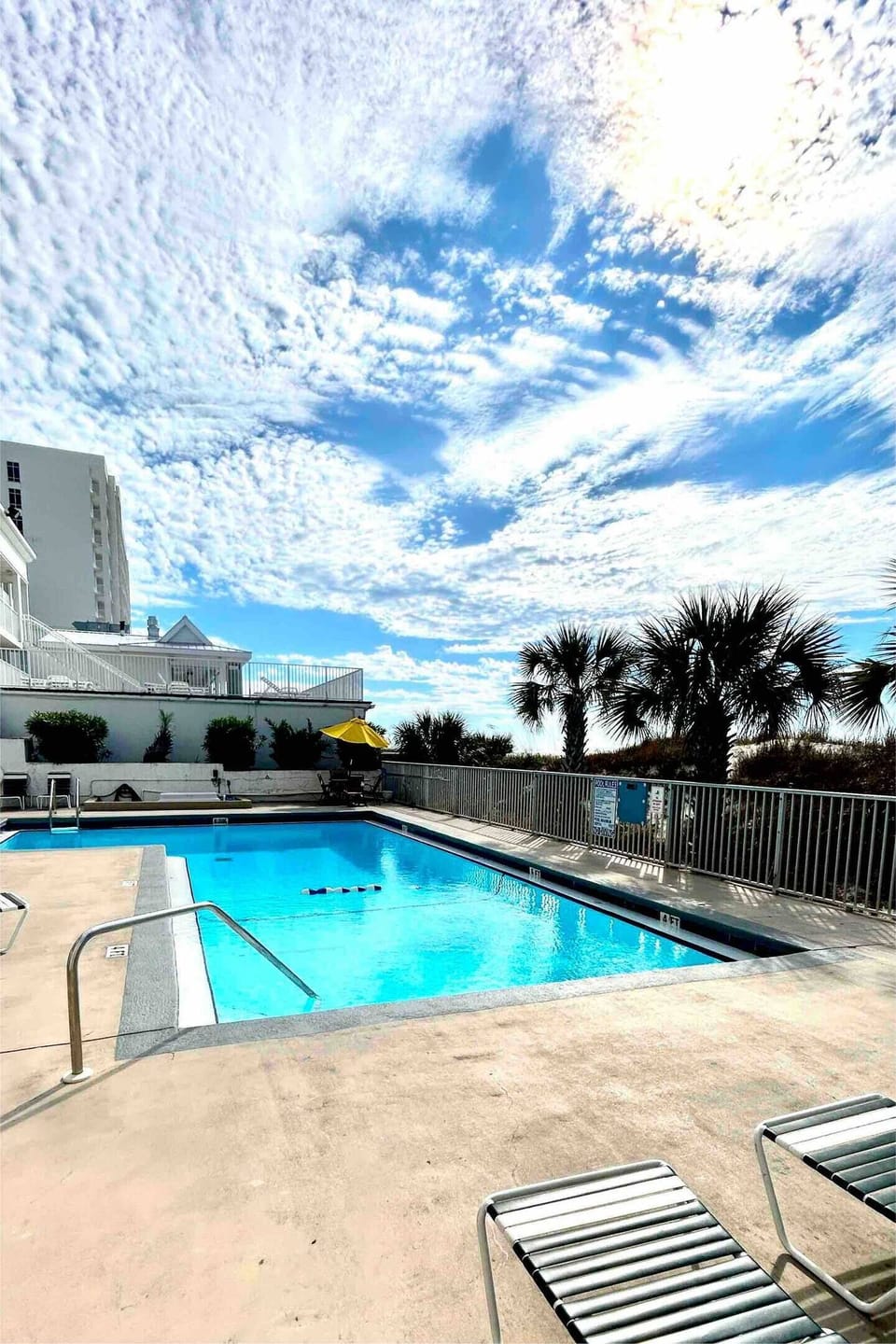 Pool at the Ambassador Condos.