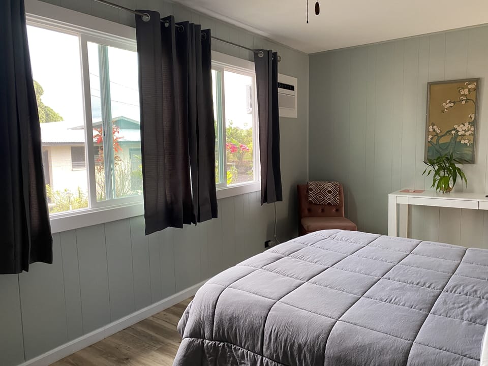 Large Window Next to Guests Parking