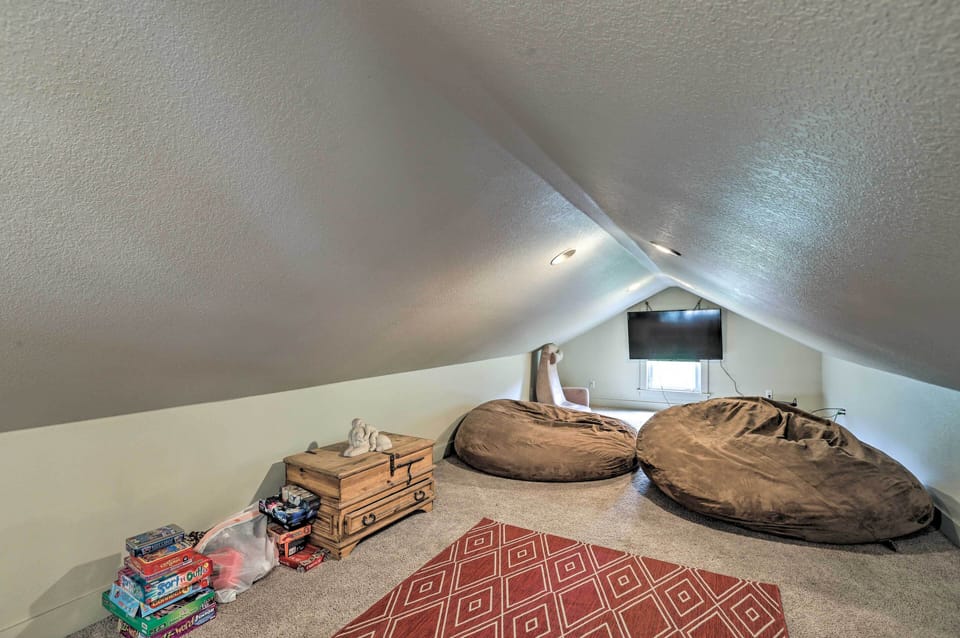 Loft Area | Upper Level | Stairs Required | Board Games