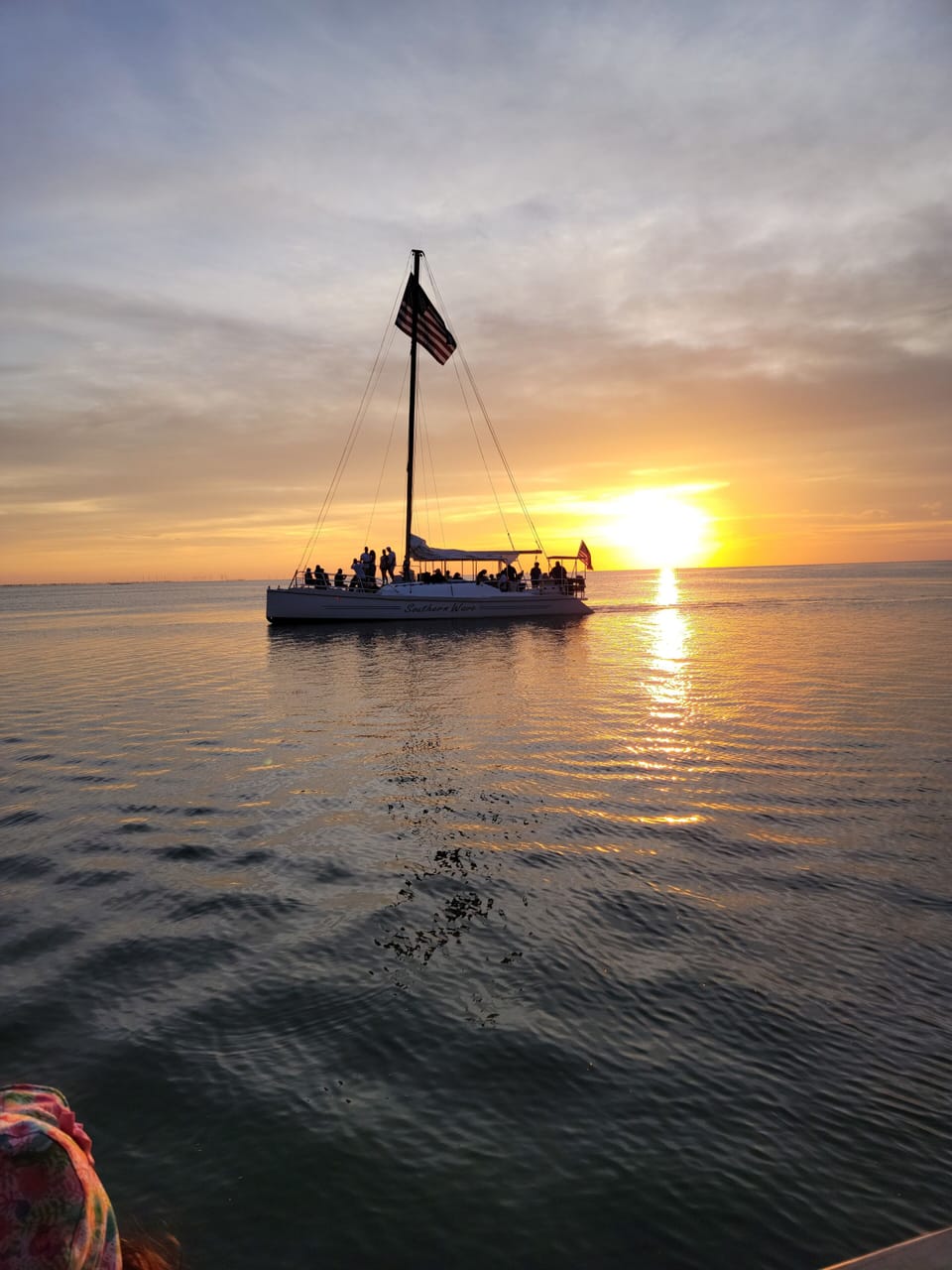Beautiful sunset views from the dock.