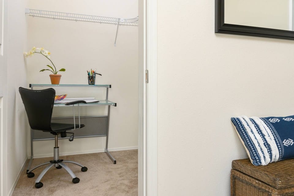 The office room is a perfect place to work from home while away from home.