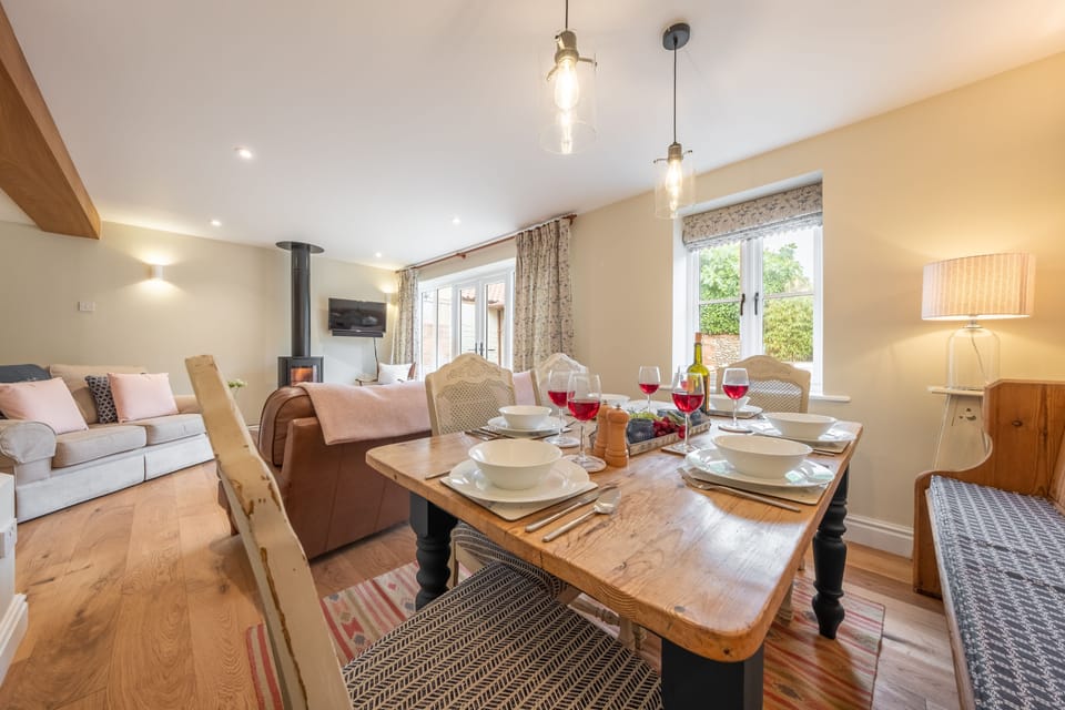 Ground floor: A view from the dining area