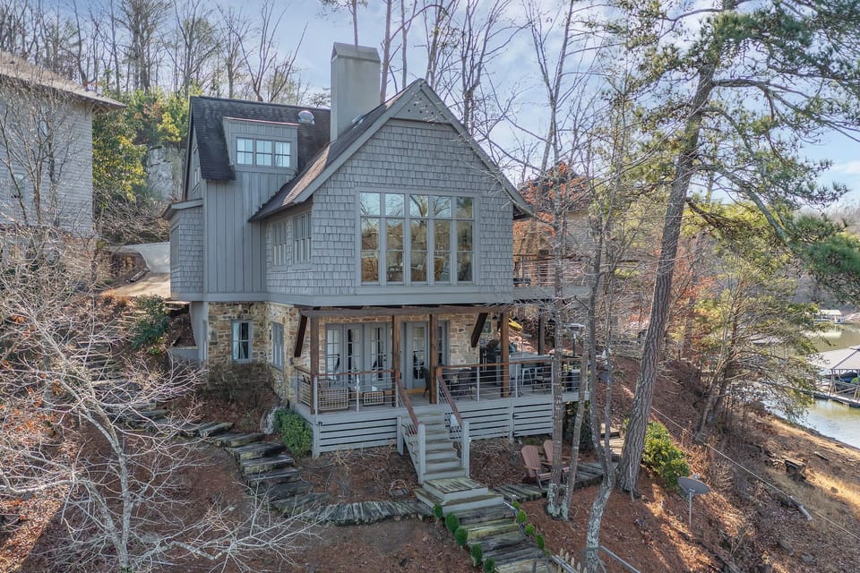 View of the home from the water!!
