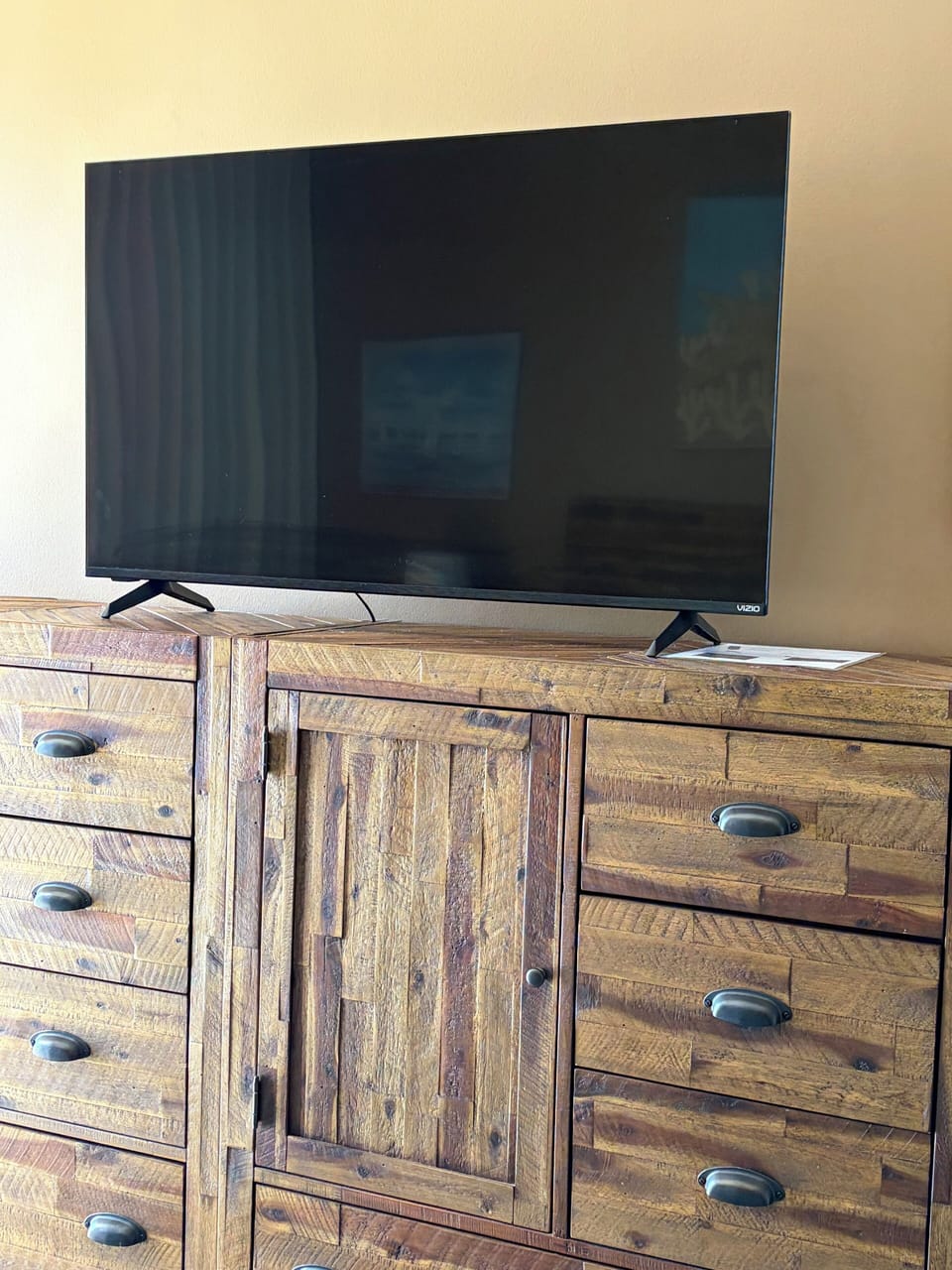 large TV in master