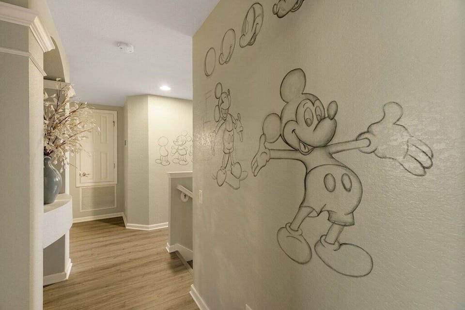 Just a taste of the incredible hand drawn art you will find in our home.