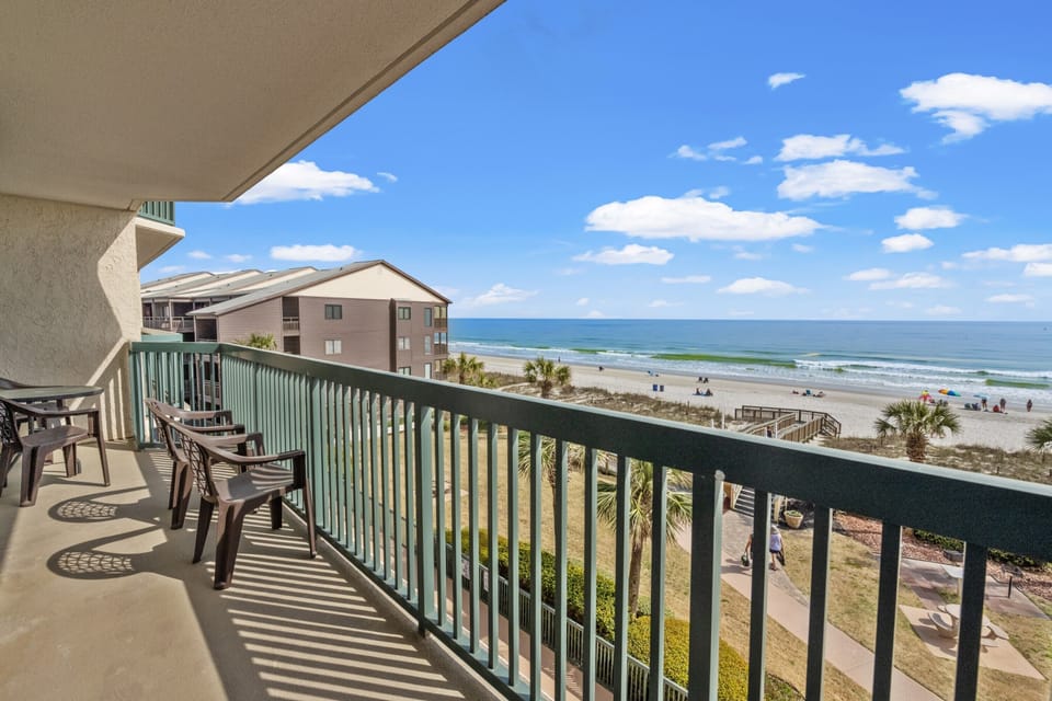 You can see for miles! You may even spot a dolphin or two.