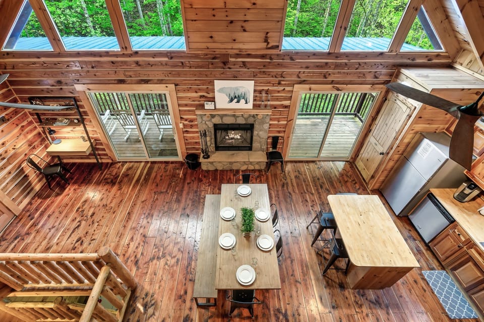 view from the loft