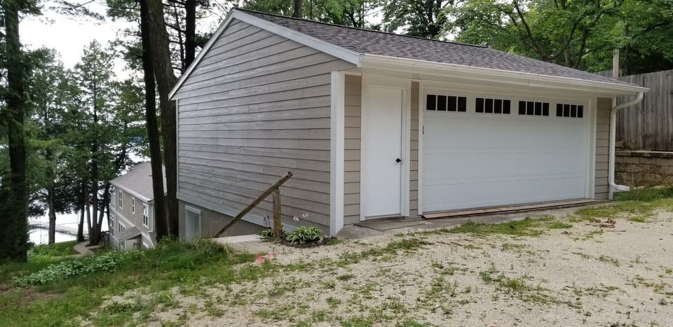 Garage and Parking to be asphalted.