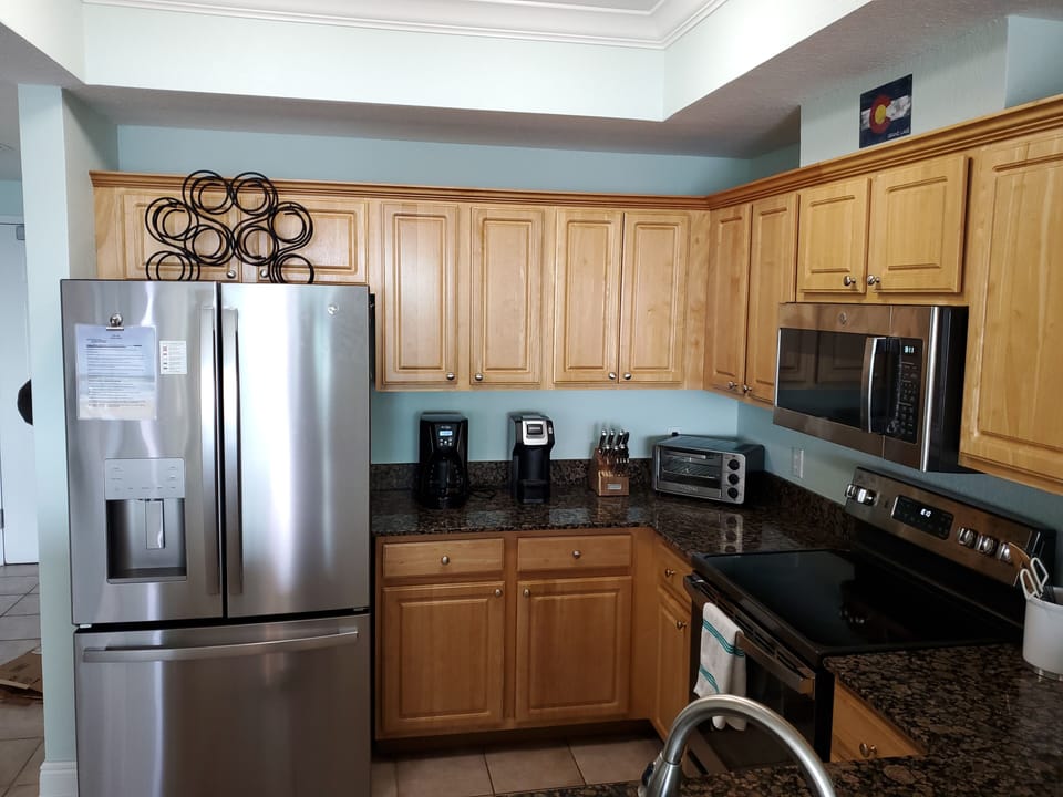 Updated stainless steel appliances 