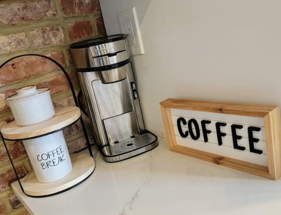 Have a cup of Joe on us at our coffee bar.