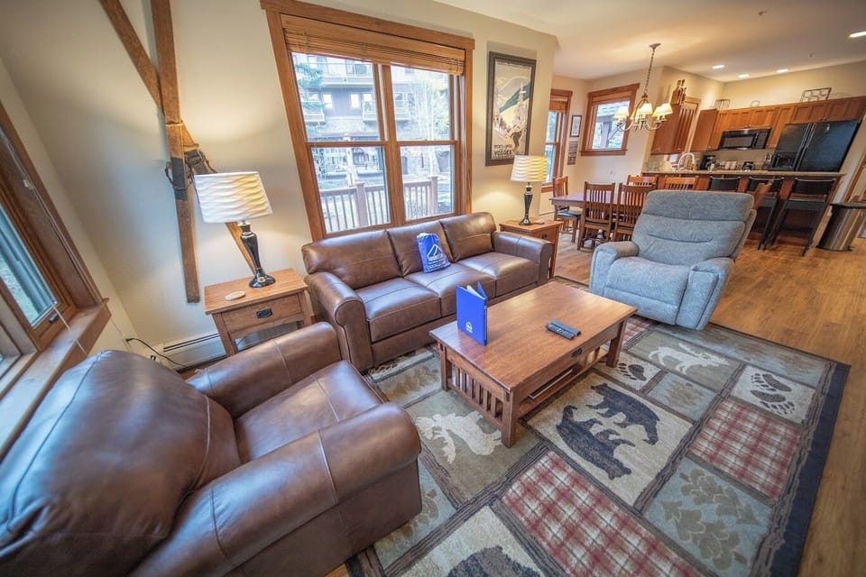 Comfortable seating in the living room