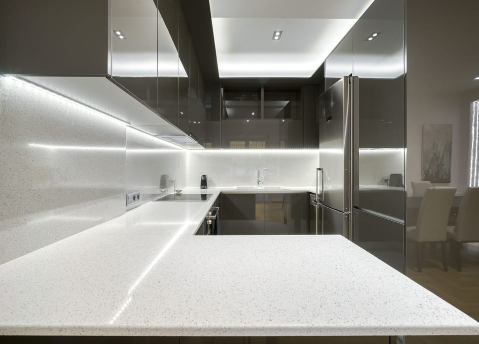 Fully equipped modern state-of-the-art kitchen with all supplies and utensils