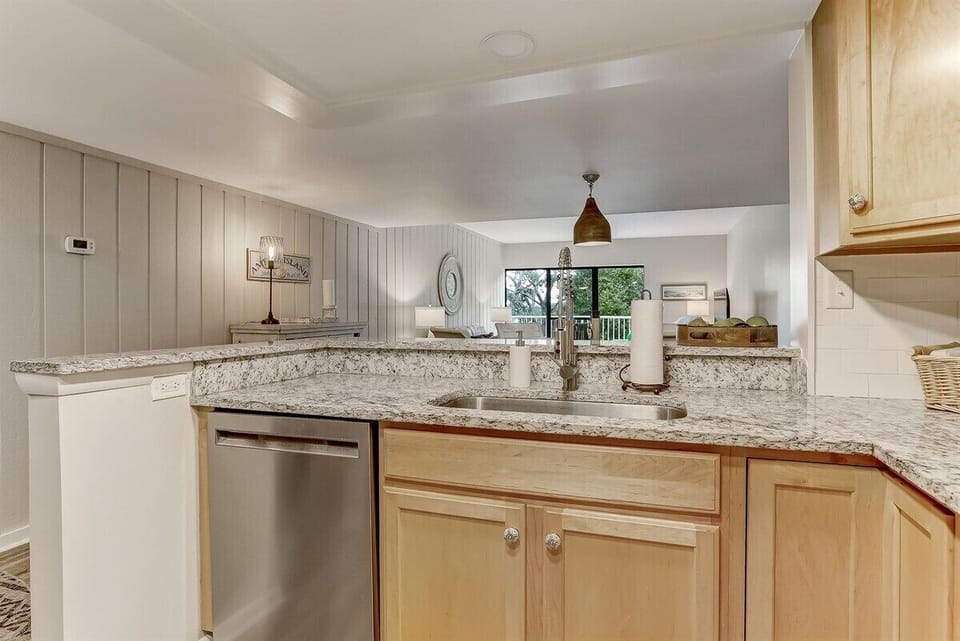 Kitchen is Open to Living Space