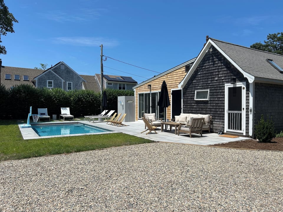 Outdoor pool and patio