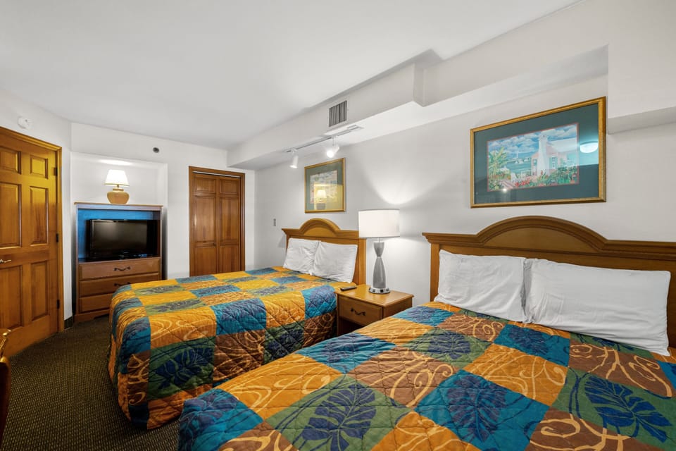Spacious bedroom provides room for you and the kids. 