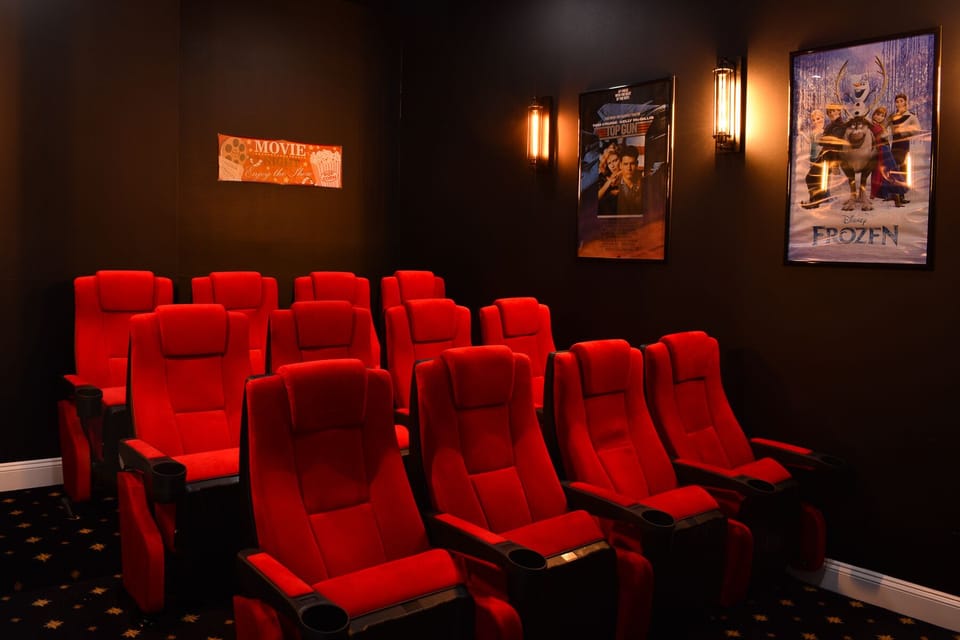 Vintage Themed Movie Theater -Seats 12!