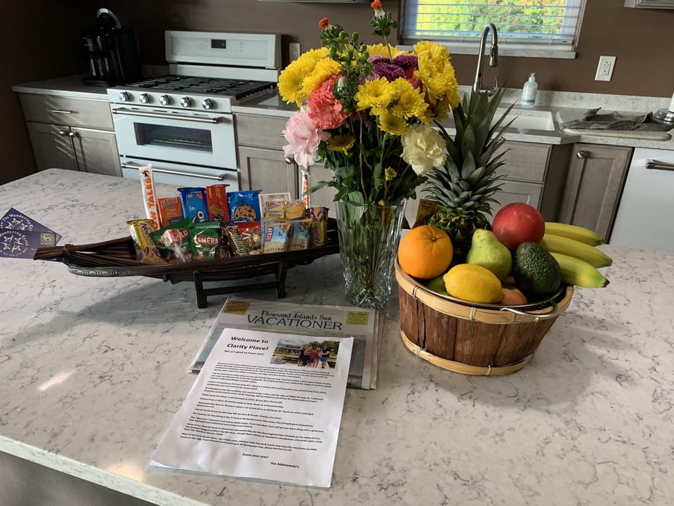 We even leave you a Welcome Amenity!