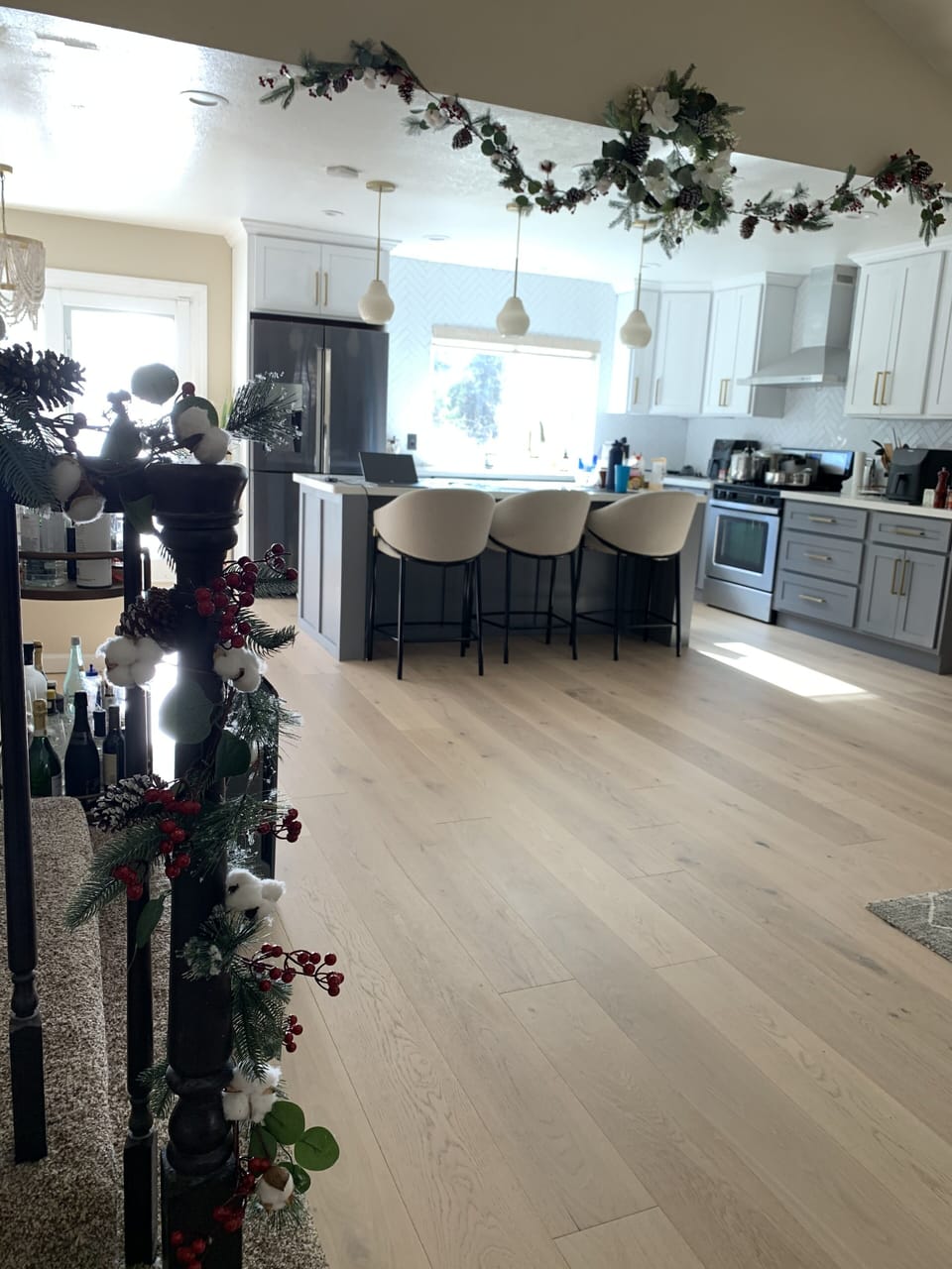 Remodeled kitchen