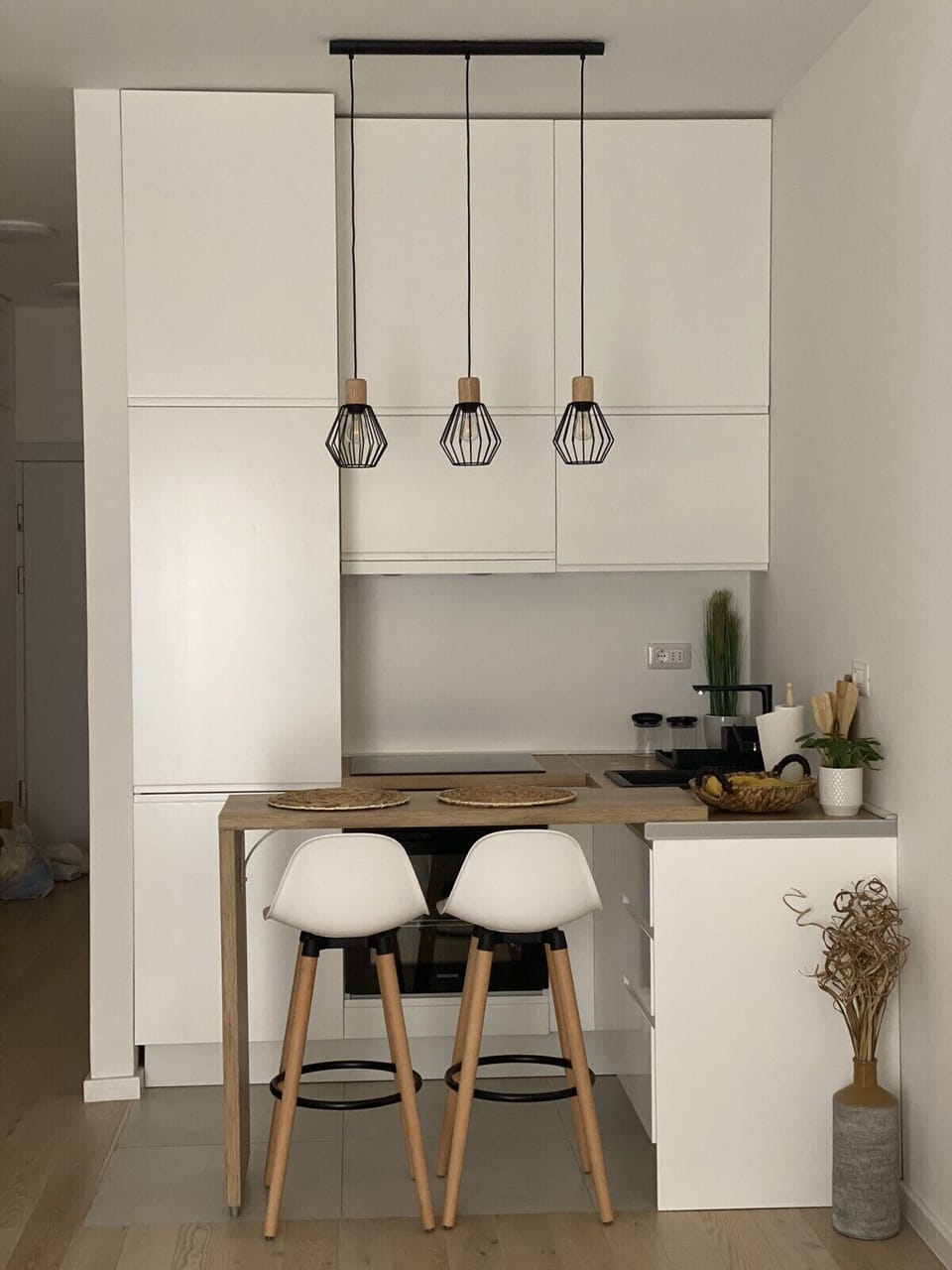 Modern design dining area.