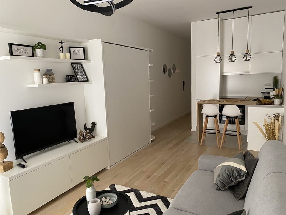 Our studio apartment is suitable for 4 people.