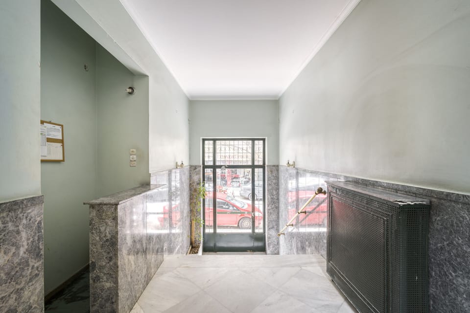 Building lobby.