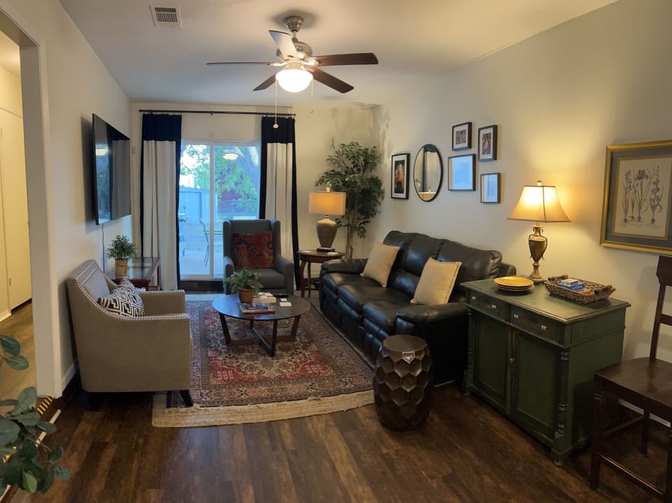 Living room with sleeper sofa