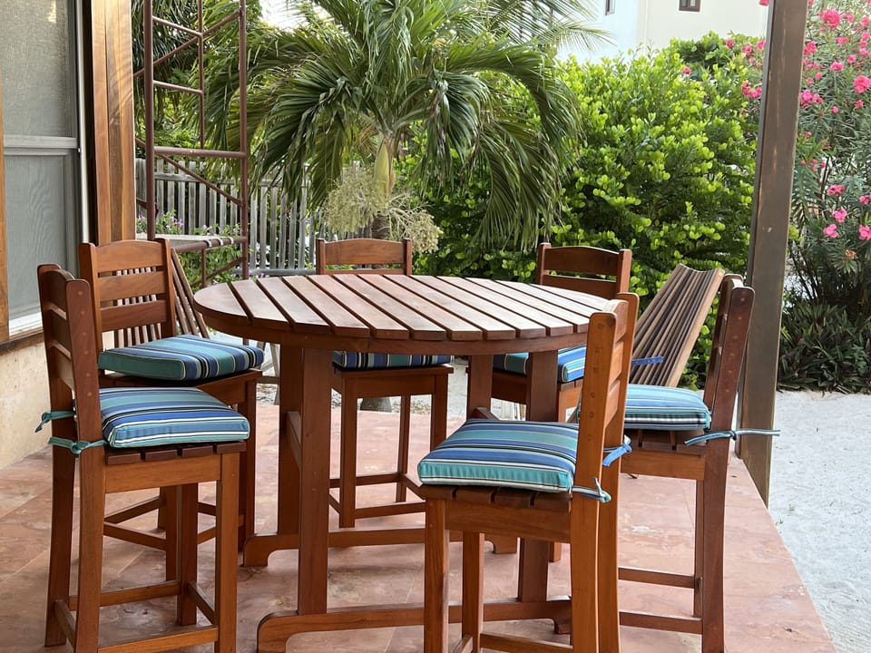 Outdoor Dining Table on Veranda