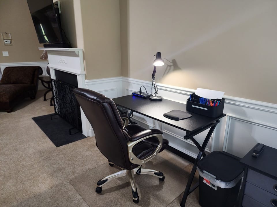 Dedicated work space!  Must bring your own laptop or computer devices.