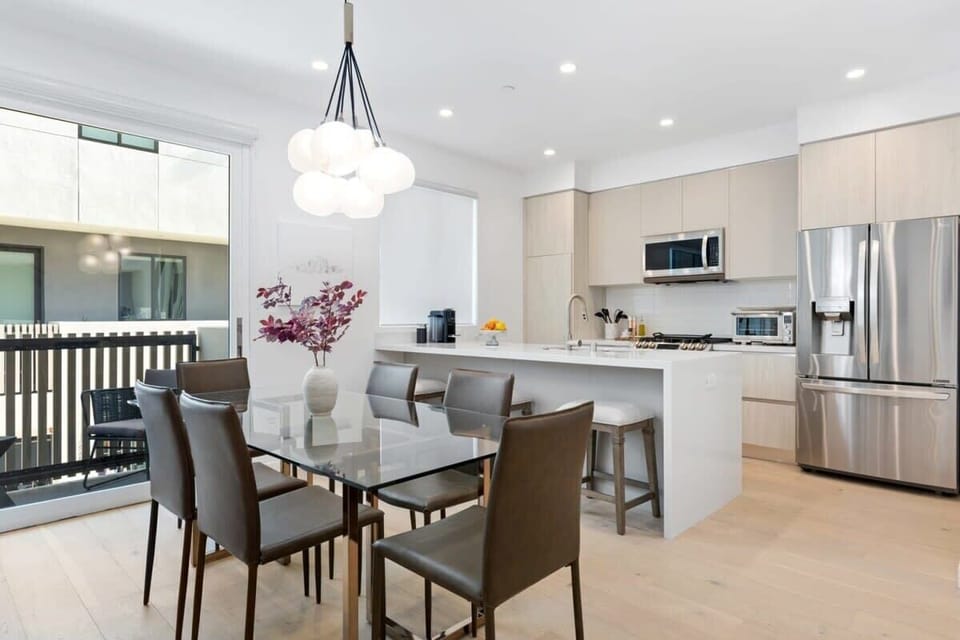 The open dining space, perfect for an intimate family gathering.