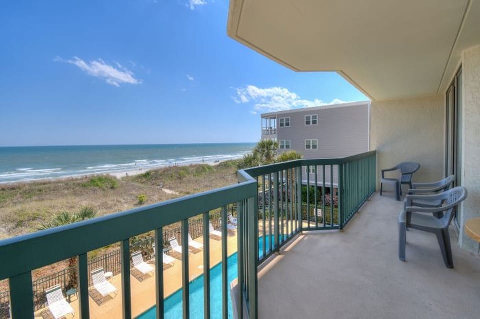 Sit and relax on the balcony. You may even spot a dolphin or two.