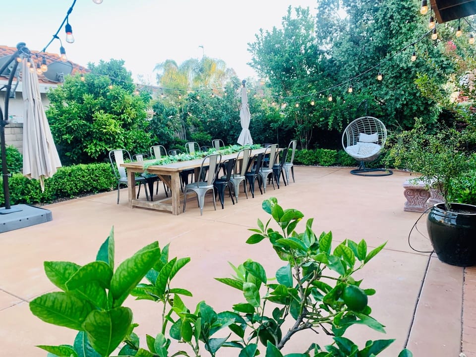 Outdoor dining