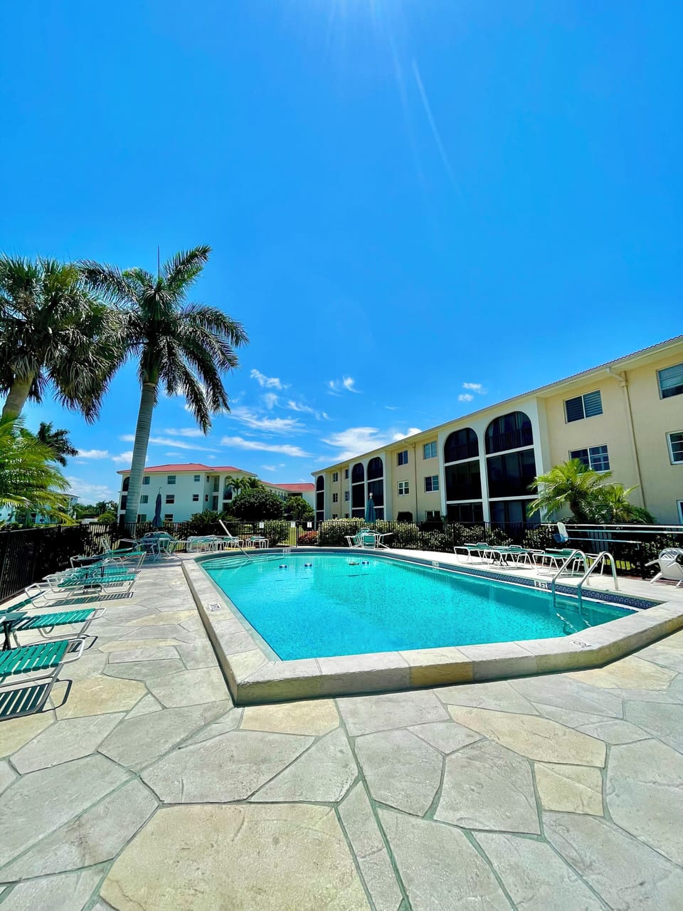 Nearest pool; walking distance. Appx 50 feet