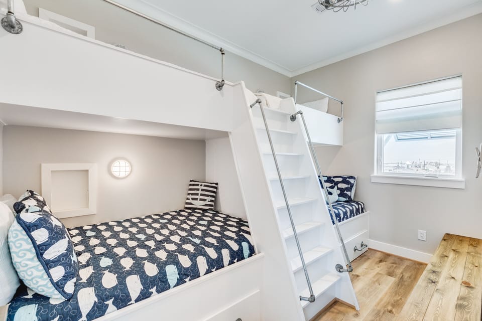 Bedroom 5 - Bunk Room: Two (2) Full Beds & Two (2) Twin Beds