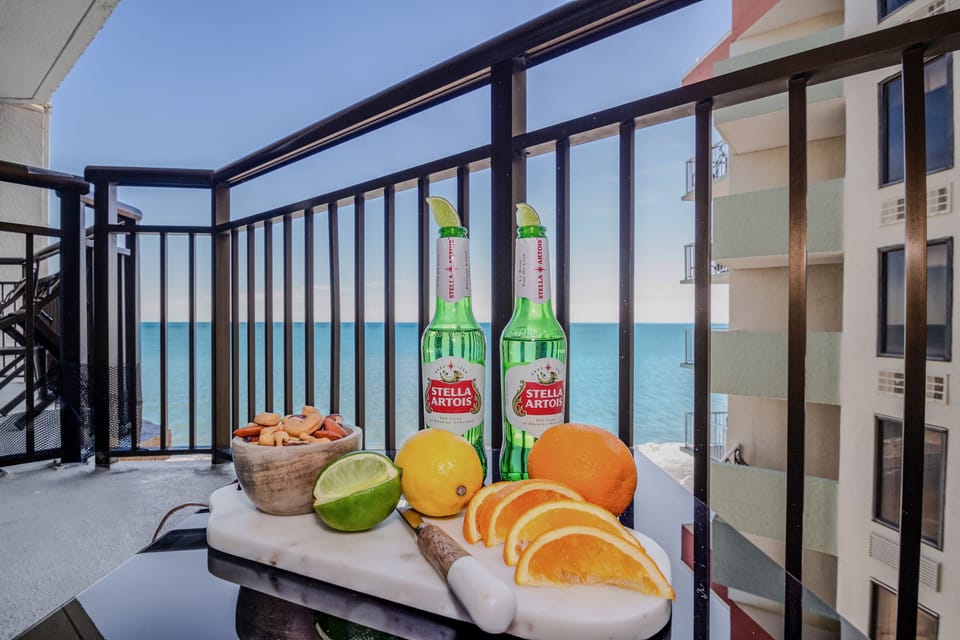 Picture yourself on this private balcony while enjoying your favorite beverage.