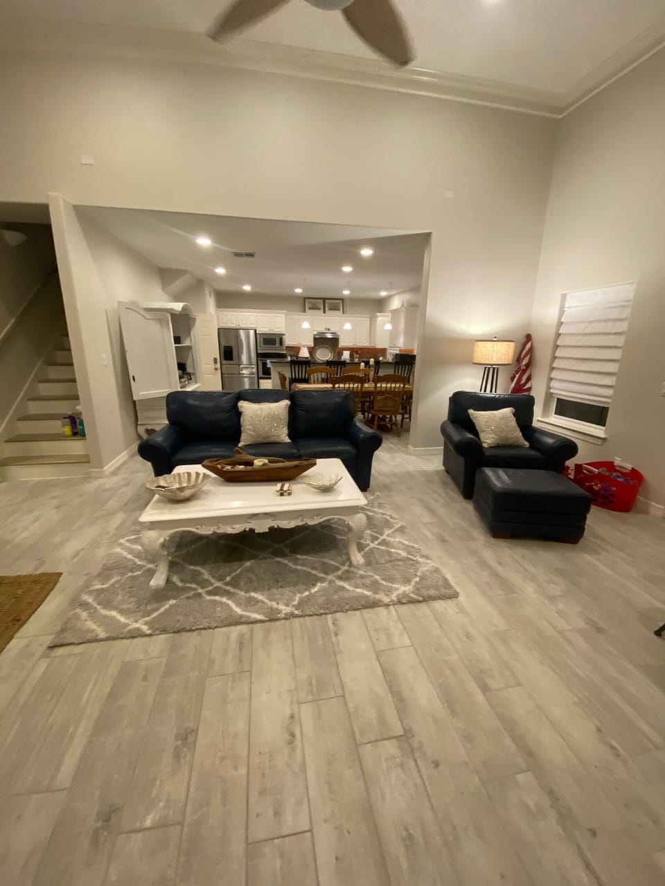 Living room off of main deck-