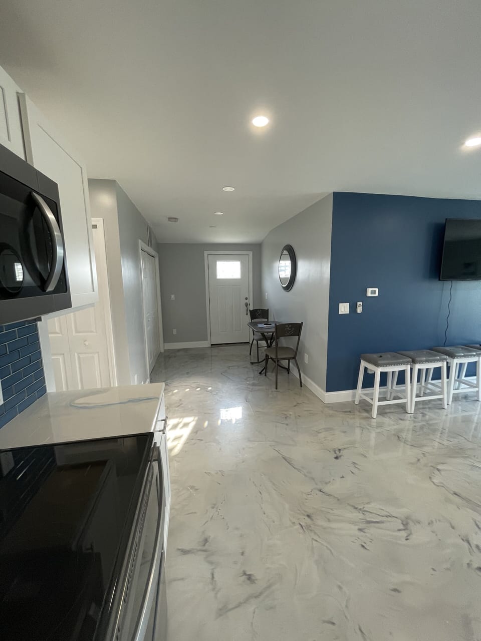 View from kitchen